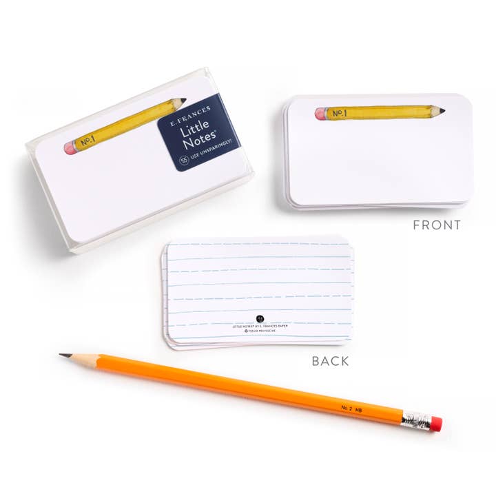 E. Frances Paper - Wholesale Stationery/Notecard Set - Pencil Little Notes®1