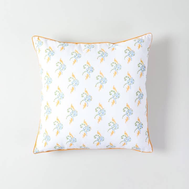 Funda de Cojín con Estampado a Mano de Remolinos para venta al por mayor de Eyaas