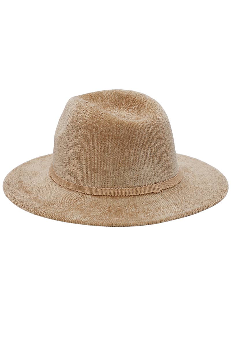 Cap Zone – wholesale Fedora – Women’s – Velvety Corduroy Woven Chenille Floppy Fedora Rancher Hat10