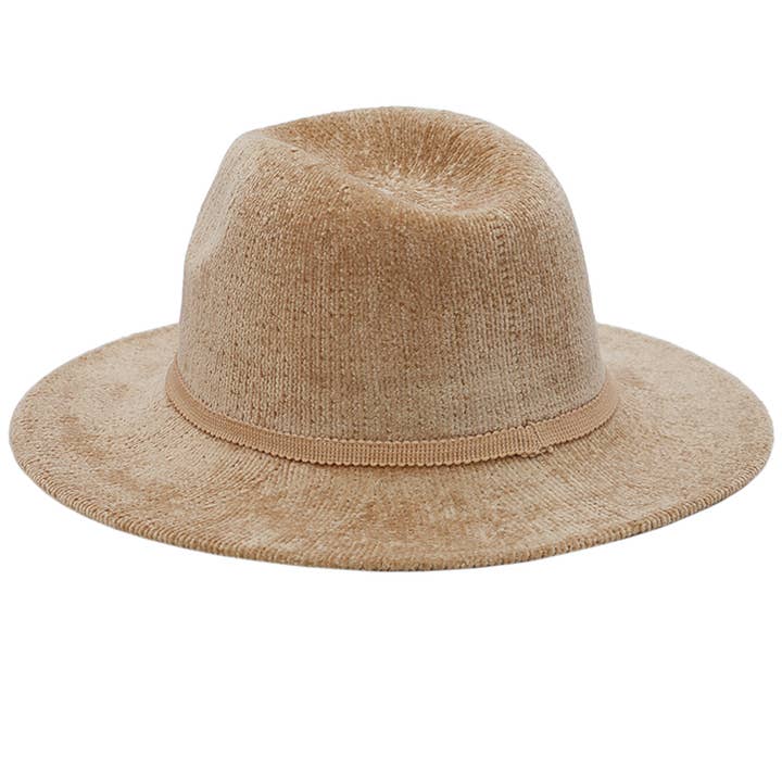 Cap Zone – wholesale Fedora – Women’s – Velvety Corduroy Woven Chenille Floppy Fedora Rancher Hat10