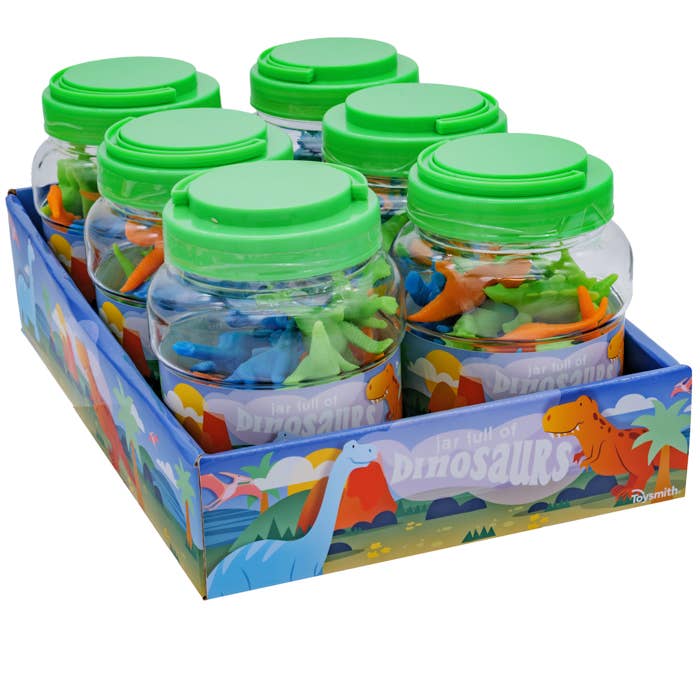 Toysmith - Wholesale Toy Set - Kids - Toysmith Jar Full of Dinos2
