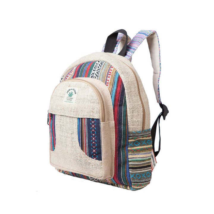 Ark Imports - Wholesale Backpack - Women's - Hemp Cotton Mini Knapsack