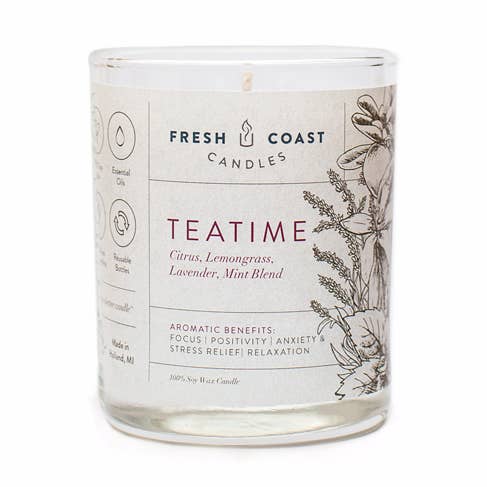 Teatime 6.5oz for wholesale by Fresh Coast Candles