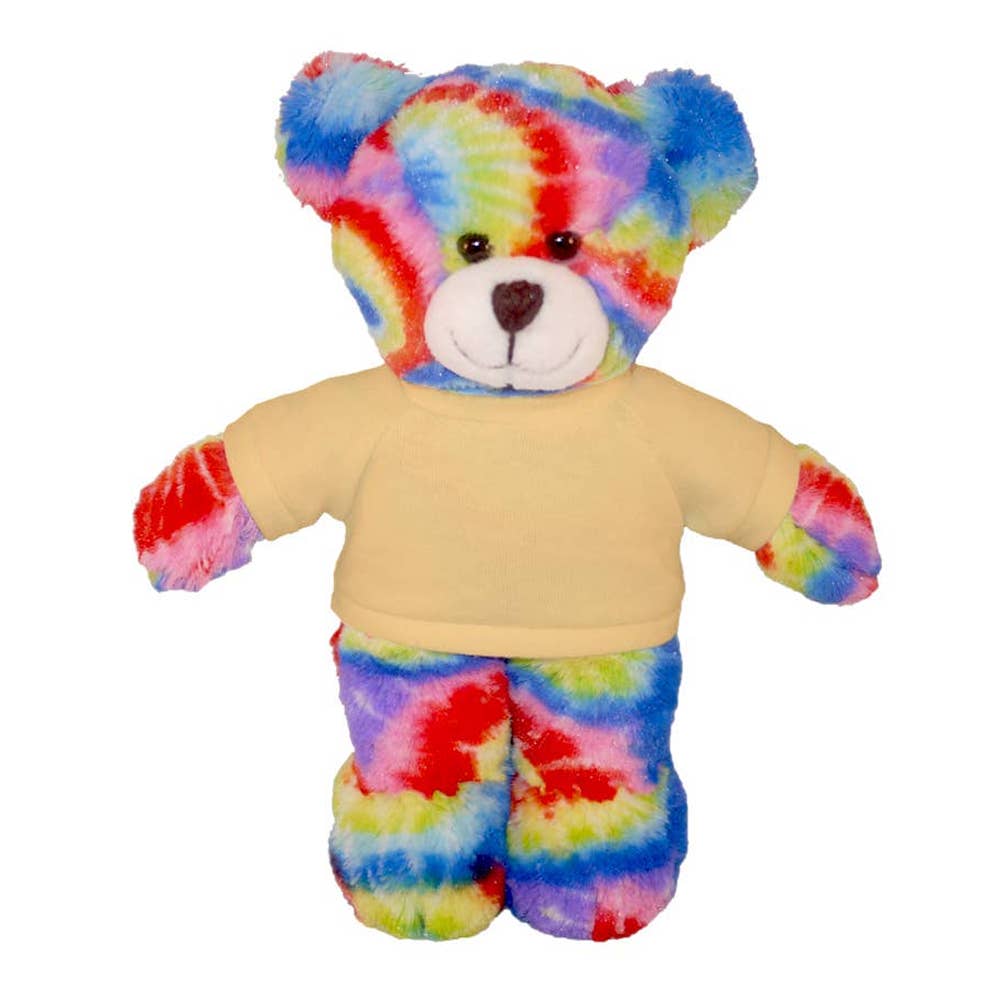 Plushland - Wholesale Stuffed/Plush Toy - Kids & Baby - 8″ Tie-Dye Custom Bear | Personalized Bear Stuffed Animal14