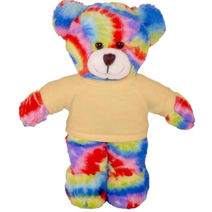 Plushland - Wholesale Stuffed/Plush Toy - Kids & Baby - 8″ Tie-Dye Custom Bear | Personalized Bear Stuffed Animal14
