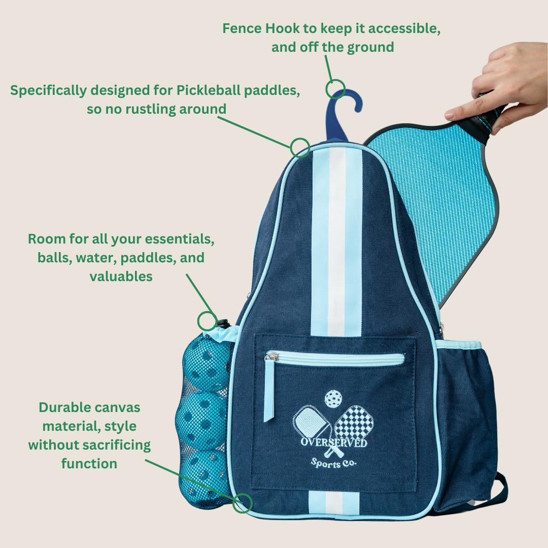 Overserved Sports Co. – wholesale Sportväska – Unisex – Söt Pickleball Slingväska | Lätt Pickleball Ryggsäck3