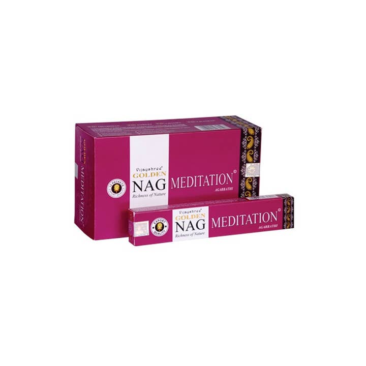Ethike.eu – wholesale Incense – 12 packs of Golden Nag incense - Meditation 15 g