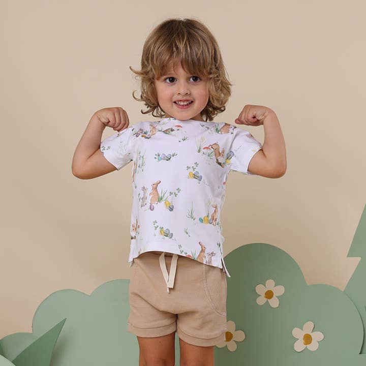 Snuggle Hunny - Wholesale T-shirt – Kids - Easter Bunnies Organic T-Shirt