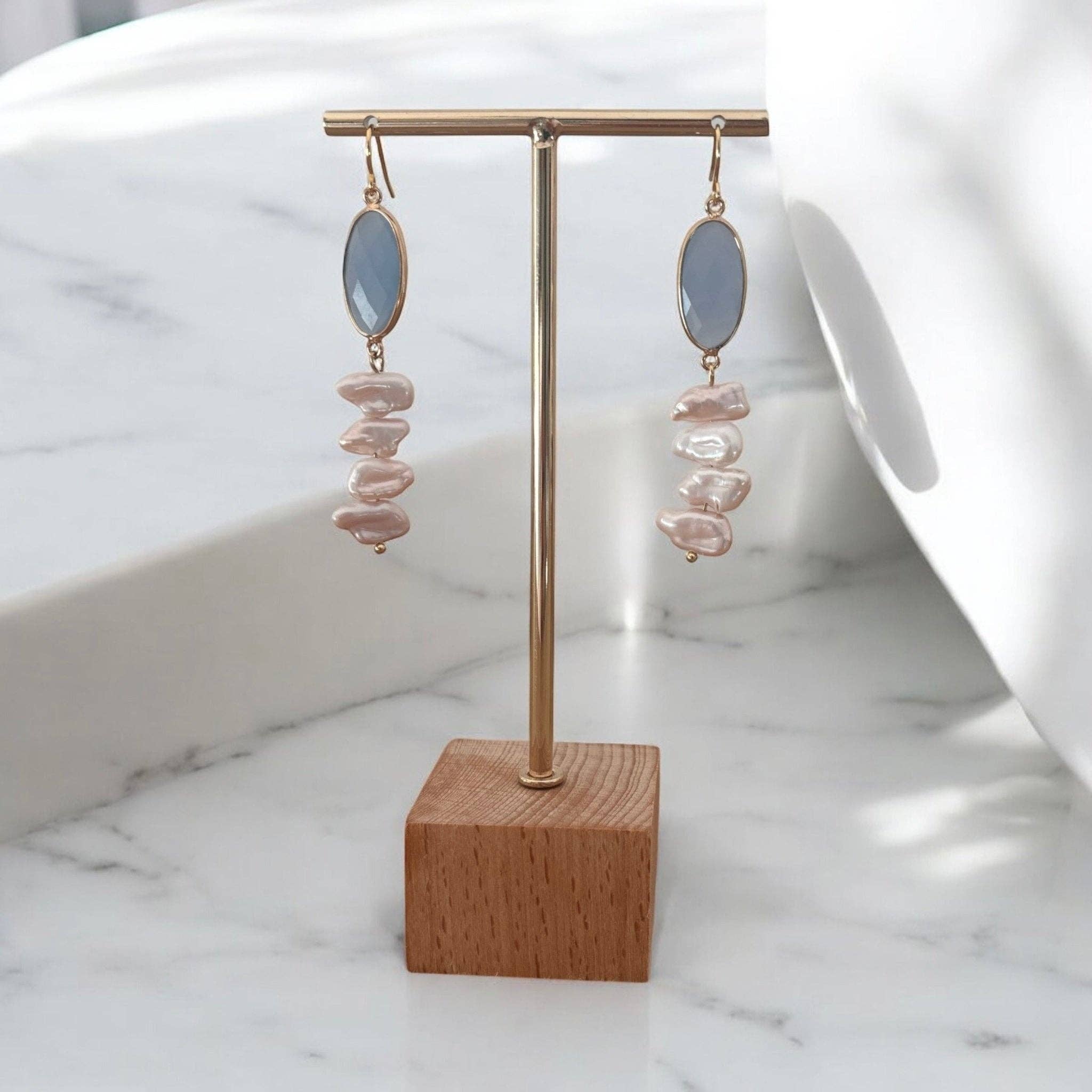 DUESTELLE ITALIA - Wholesale Dangle Earrings - Nyra - Handmade Earrings with Baroque Pearls7