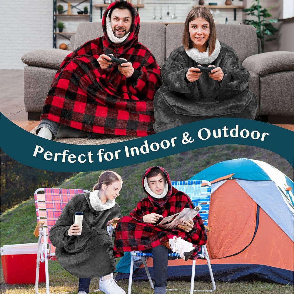 Pavilia - Wholesale Throw Blanket - Neck Warmer Sweatshirt Hoodie Blanket30