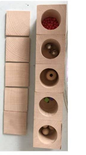 TOYS SERVICE, SL. -ANDREU TOYS- - Wholesale Wood Toy - Kids - 10 Sensory Sound Cubes / 10 Montessori Sensory Cubes2