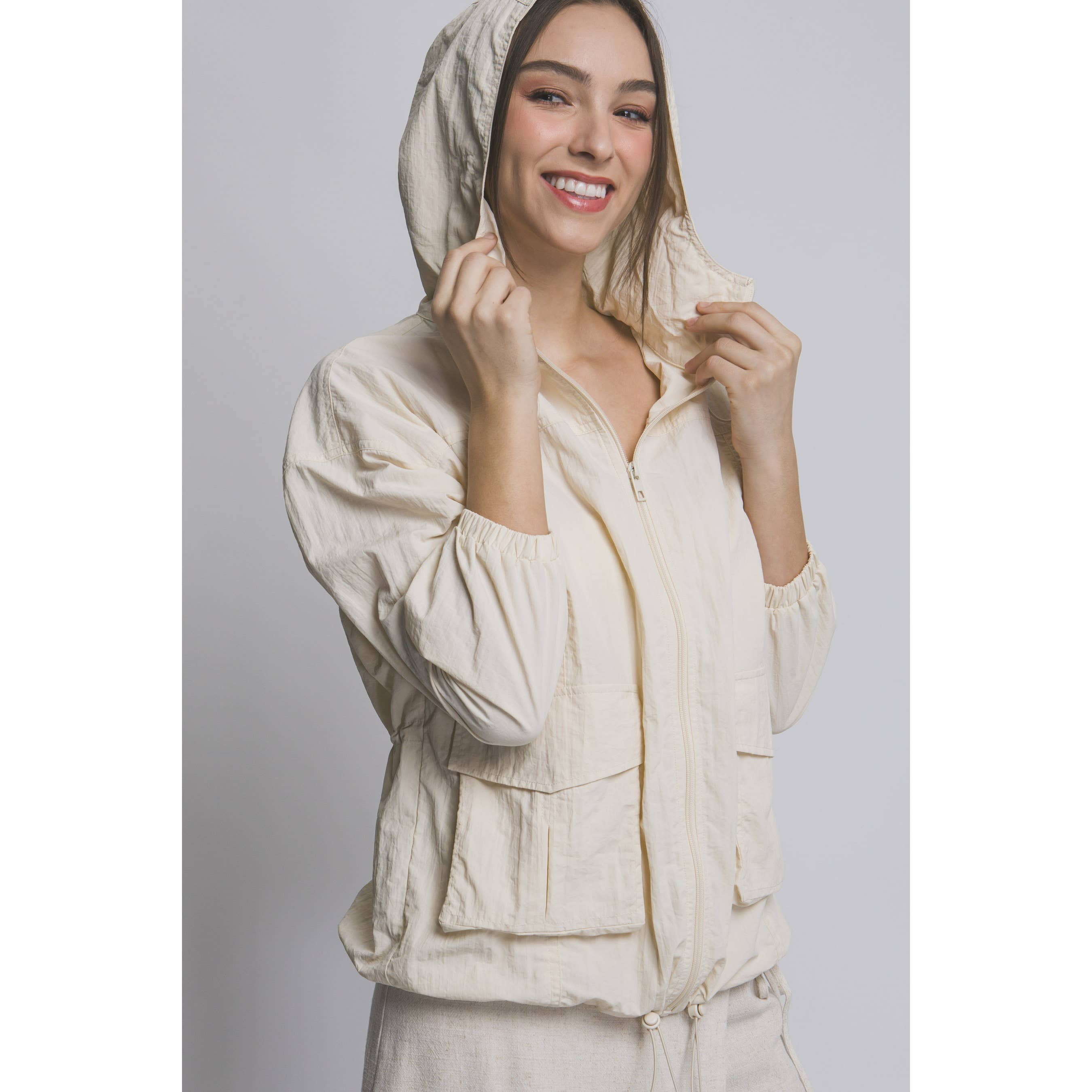 Apolline - Wholesale Windbreaker - Women's - Hooded Windbreaker Jacket with Adjustable Toggles9