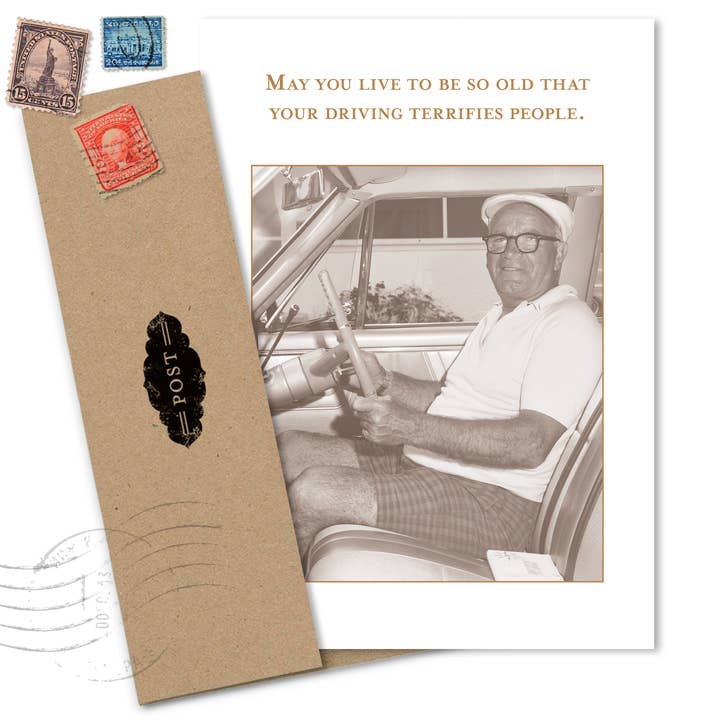 Shannon Martin Design - Wholesale Birthday Card - Driving Birthday Card