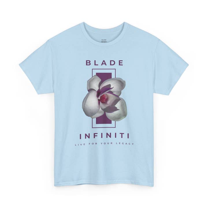 Essenza di Infiniti Maglietta Floreale Viola Acai Profondo per la vendita all'ingrosso da parte di Blade Infiniti LLC