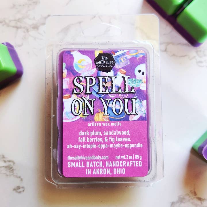 Spell On You wax melts, fall, halloween, hocus pocus for wholesale by the salty hive home & body llc