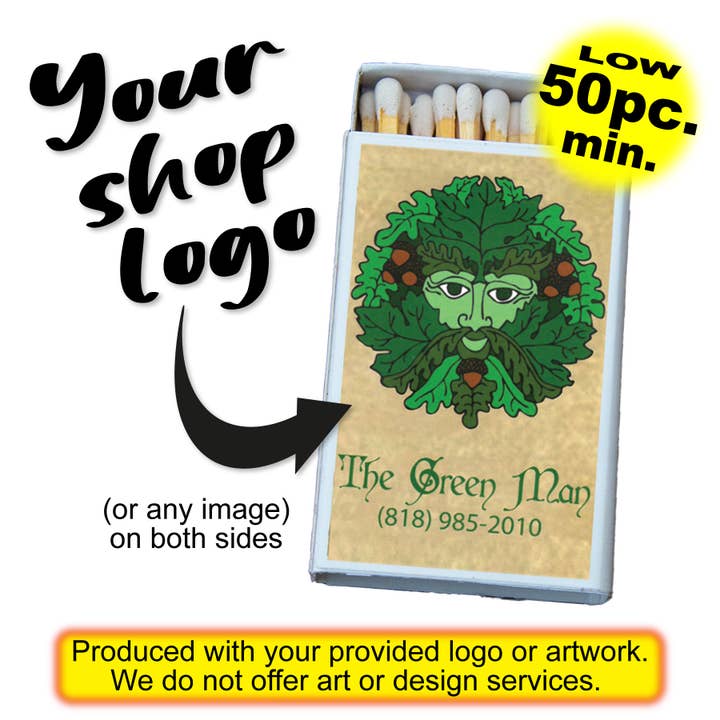 Allumettes personnalisées pour votre entreprise • Boîtes d'allumettes personnalisées pour la vente par Most Amazing