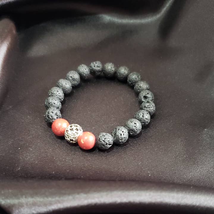 Koraller & Lavasten Armbånd - B31 for engroshandel hos The Bijoux Collective