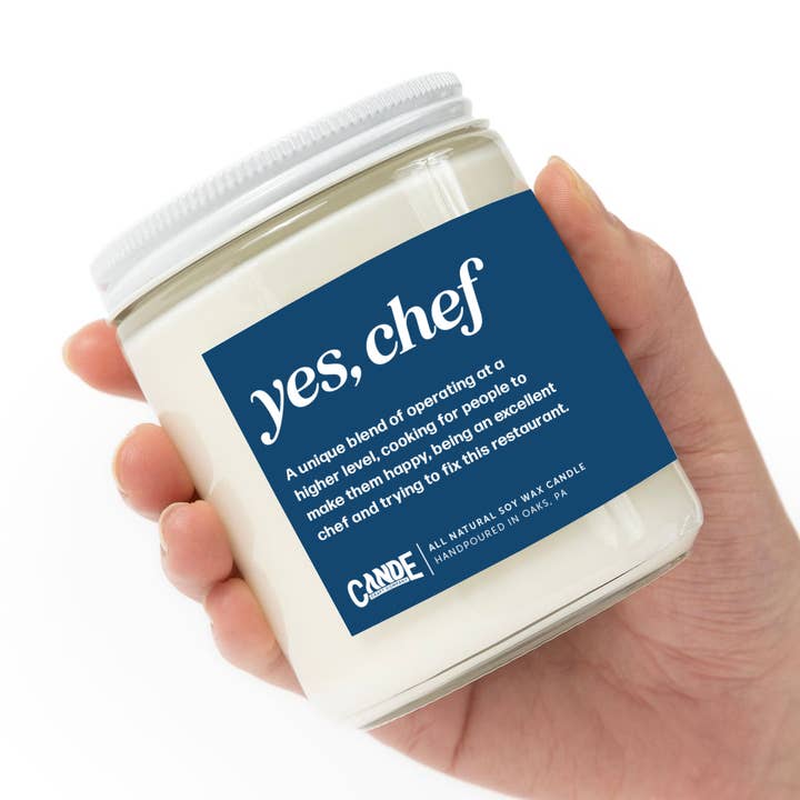 CE Craft Co - Wholesale Pot/gevulde kaars - Yes Chef geurkaars0