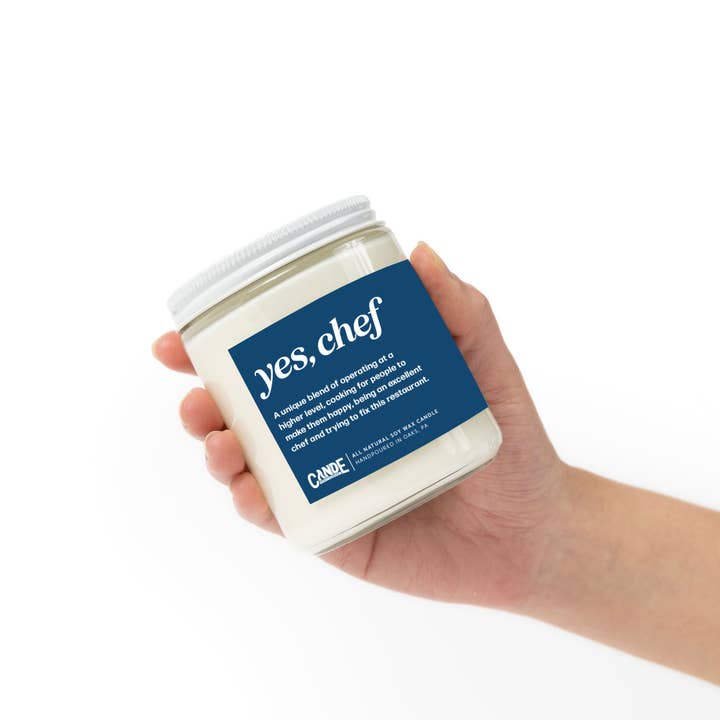 CE Craft Co - Wholesale Jar/Filled Candle - Yes Chef Scented Candle