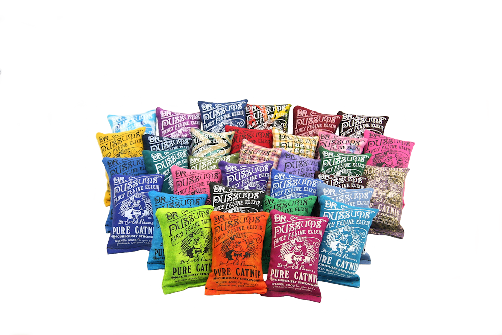 Dr. Pussums Catnip - Wholesale Pet Toy - Cat - Small Logo Catnip Pillow Catnip Toy1