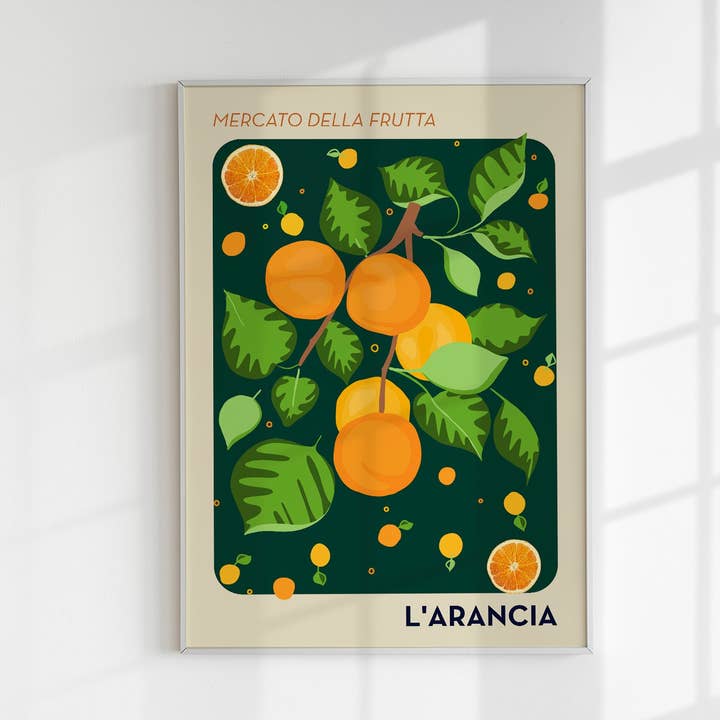 Patroa Studio - Wholesale Poster - L'arancia Fruit Market Art Poster0