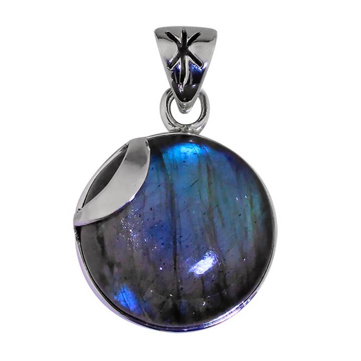 Celestial Crescent Moon Pendant for wholesale by Esprit Creations