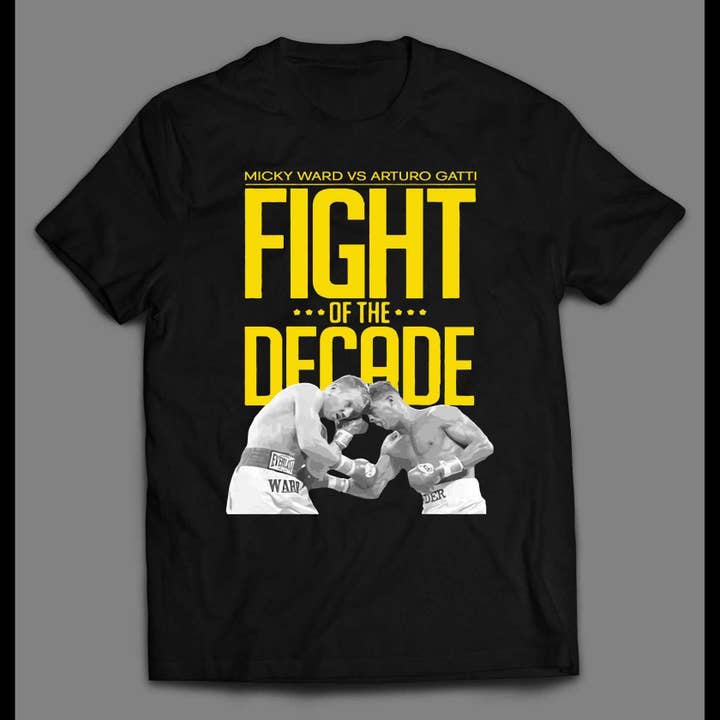 LA PRINT AND STITCH - Wholesale Screen Printed T-Shirt - Men's - Micky Ward X Arturo Gatti Fight of the Decade Vintage Shirt