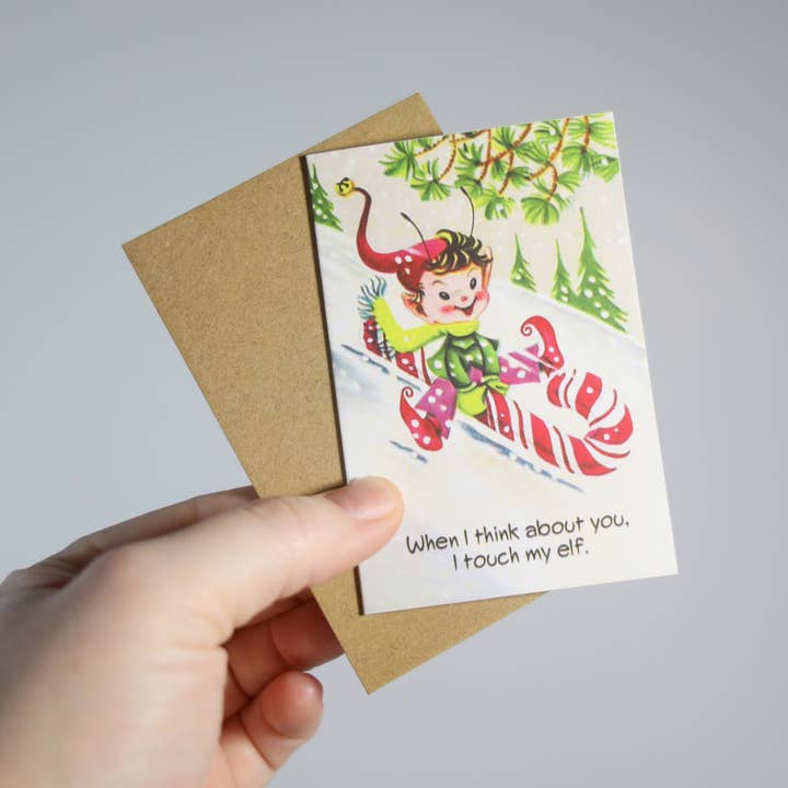 Bad Betty Greeting Co. - Wholesale Christmas Card - Mini 12 Days of Dirty & Flirty Christmas Card Gift Set