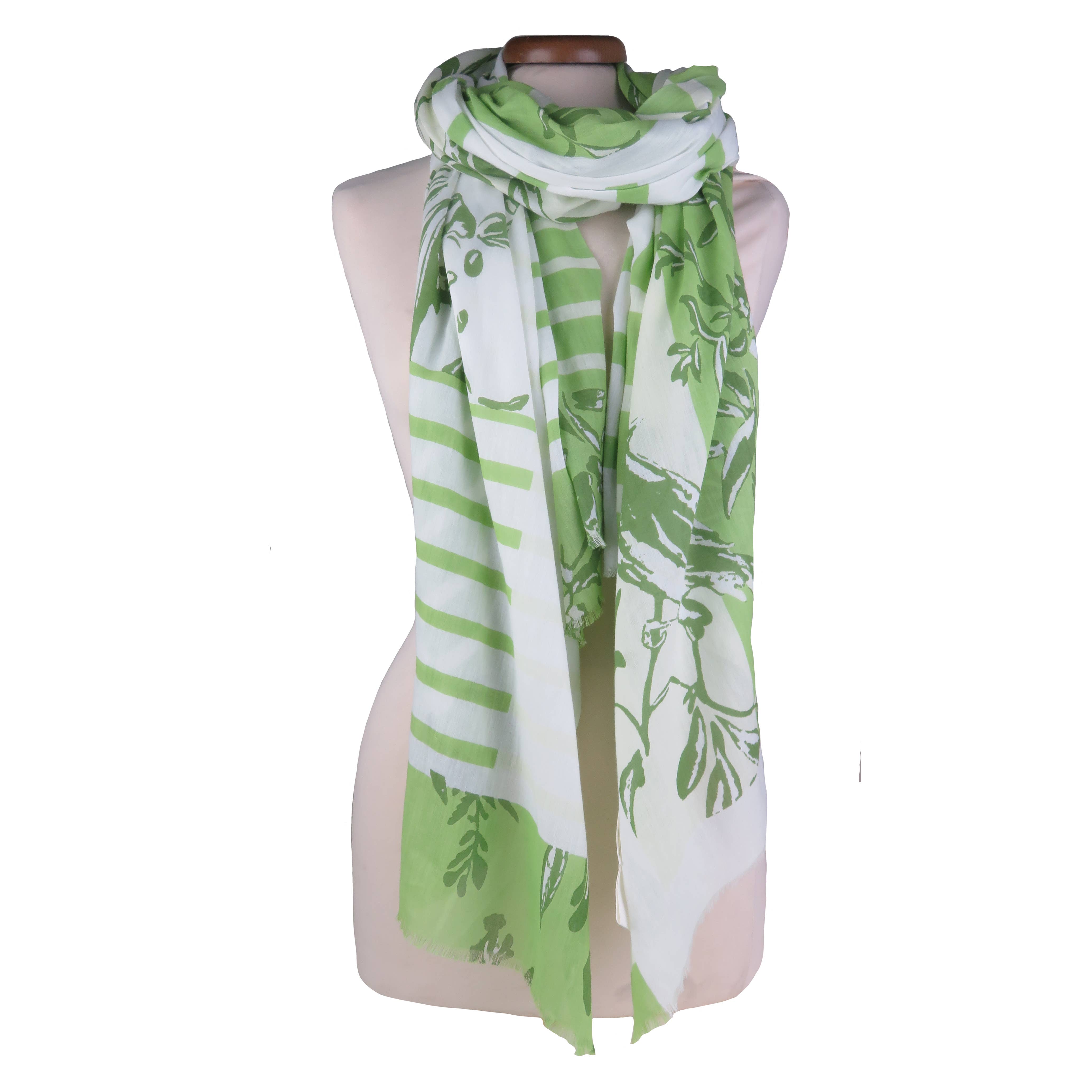 Supplement D'AM - Wholesale Scarf - Women's - Pareo stole for Brigitte Bardot birds and stripes Esterel5