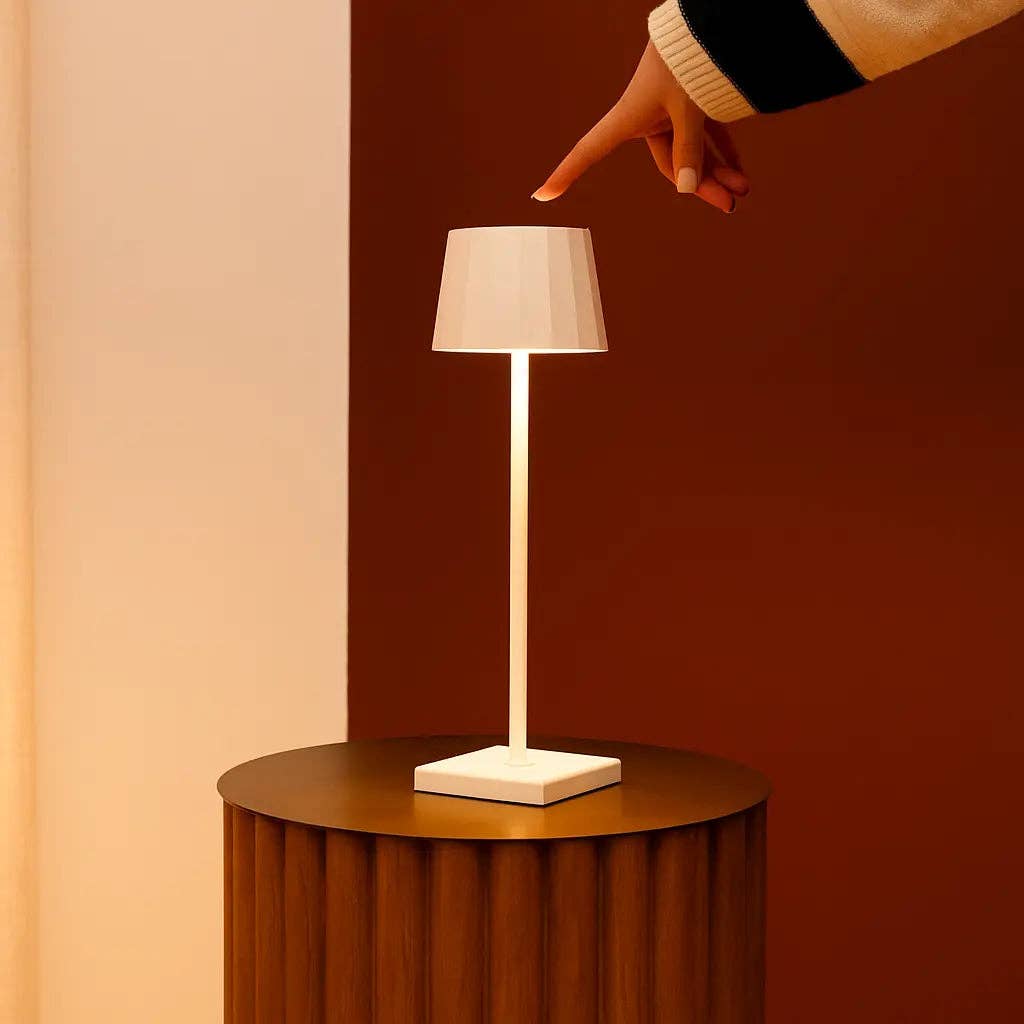 Tavellio – Candeeiro de secretária/decorativo por atacado – Candeeiro de Mesa Recarregável William Branco | Sem Fios, Regulável & 120 Horas de Autonomia13