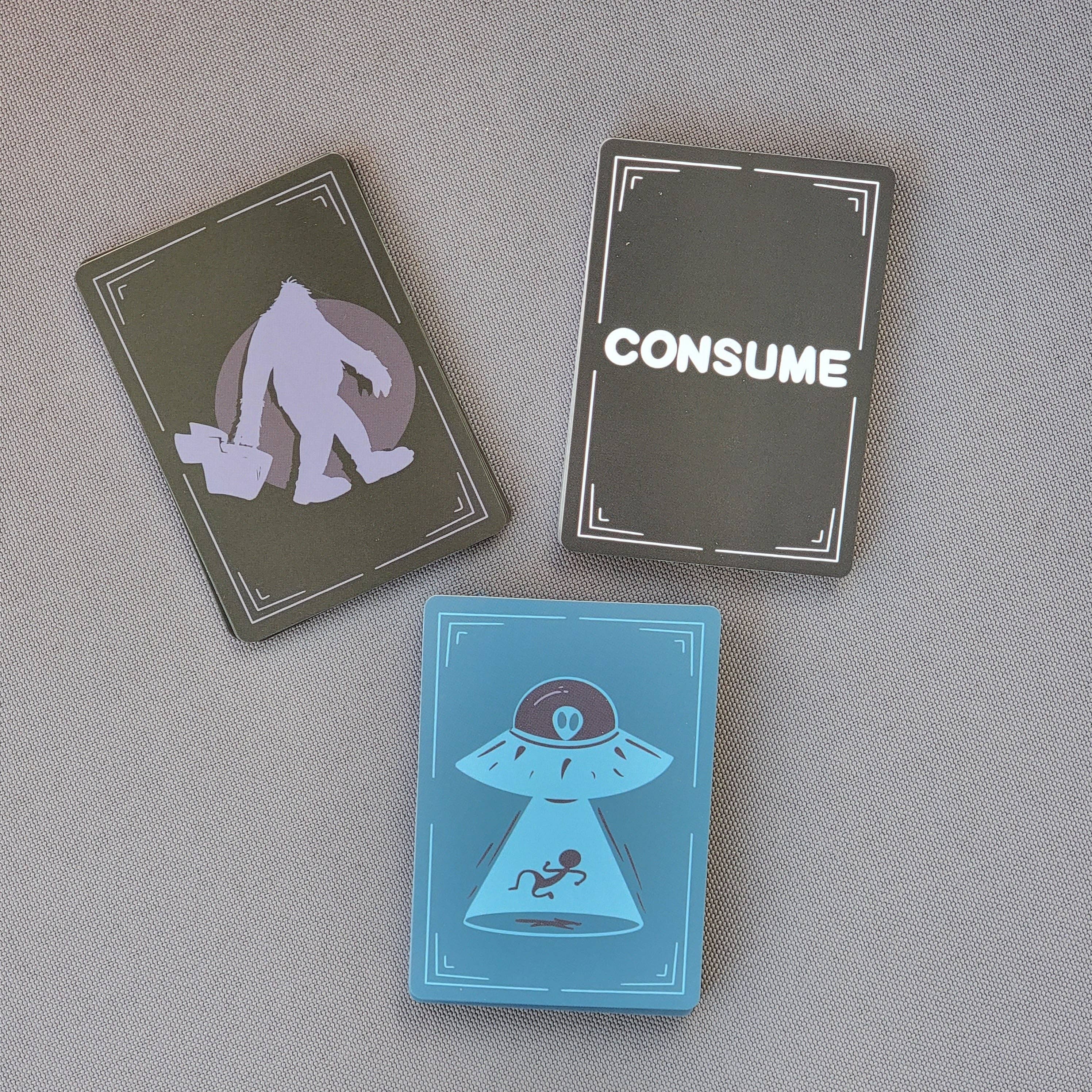 Quarter Press - Vente Jeux de société - Jeu de cartes de table HOOMANS, stratégie légère inspirée des cryptides6