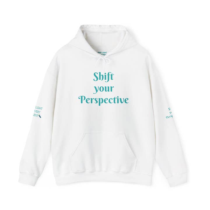 Felpa Ispiratrice "Cambia la Tua Prospettiva", Maglione Motivazionale, Maglione con Messaggio Positivo, Pullover di Consapevolezza, Abbigliamento Empowering per la vendita all'ingrosso da parte di Aliska's Amazing Pickles