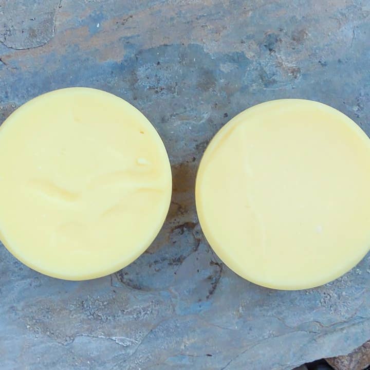 Rough Cut Soap and Sundries - Wholesale Shampoo Puck/Solid Shampoo - Lemongrass, Lavender + Orange Shampoo Bar1