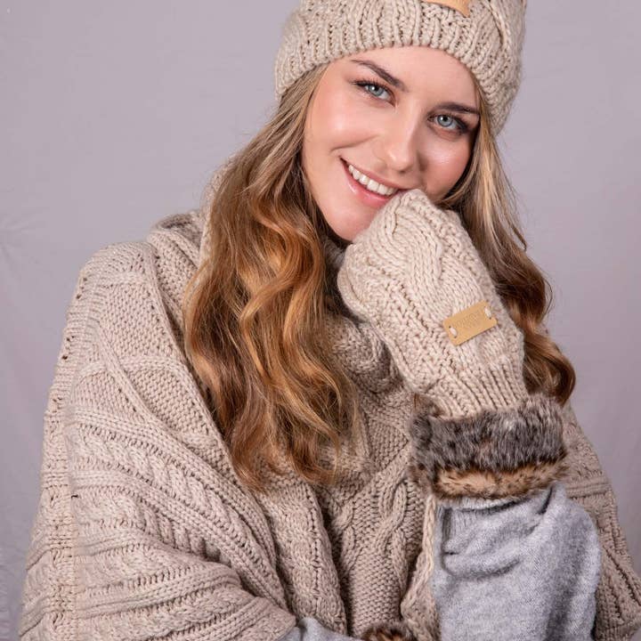 Eurostick - Wholesale Beanie - Women's - Aran Cable Tammy Hat1