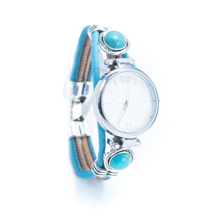 Meninas Bonitas Cork – wholesale Wrist watch – Women's – Handmade cork watch for women DIY-009(RANDOM BOX)
