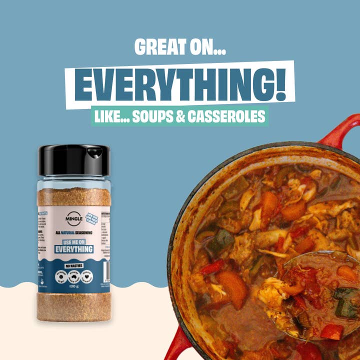 Mingle Seasoning - Vente Mélanges d'épices séchées - GRANDE BOUTEILLE D'ASSAISONNEMENT TOUT USAGE5