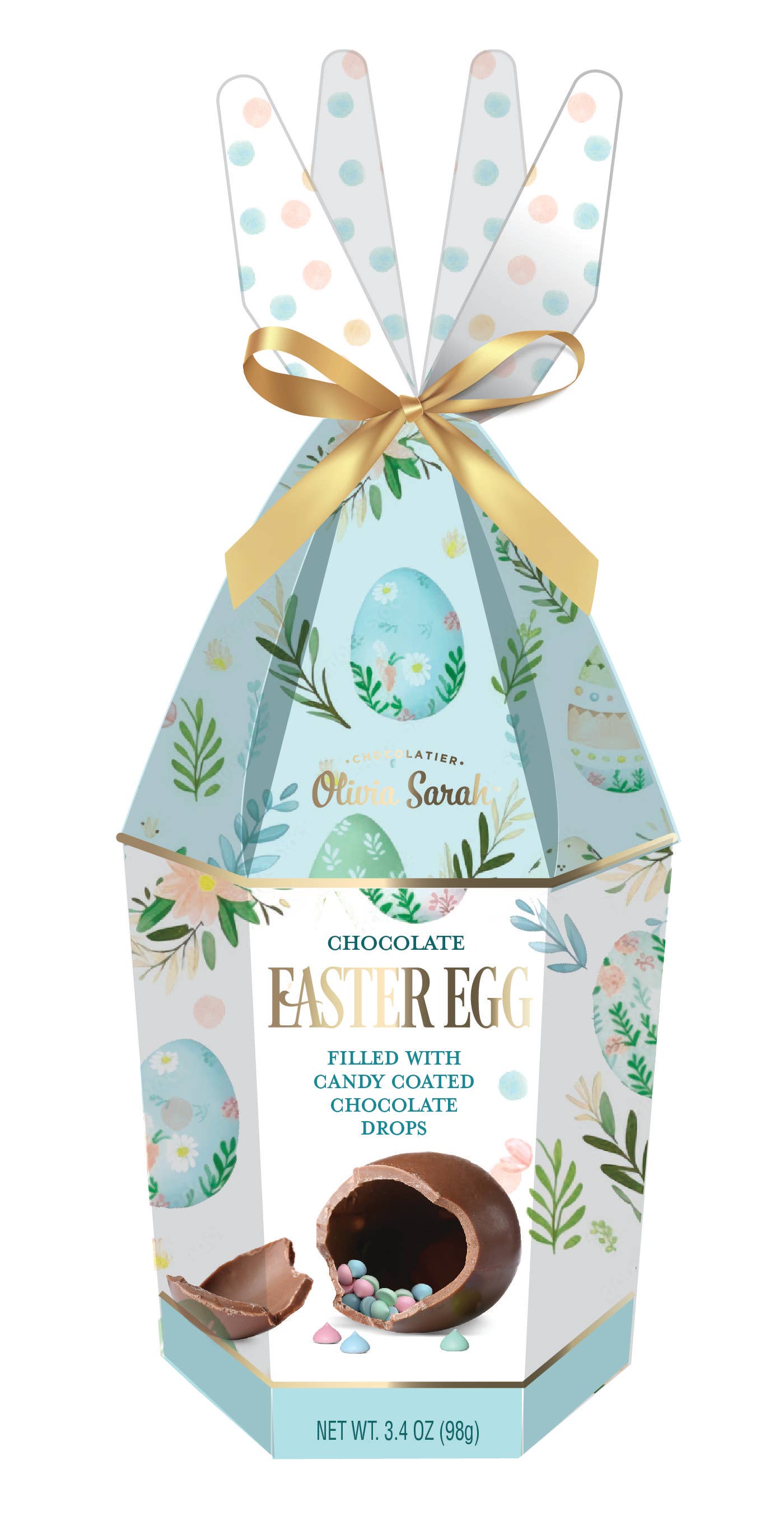 AYC Naturals - Wholesale Chocolate Covered Sweets - Easter Bunny Chocolate Filled Egg0