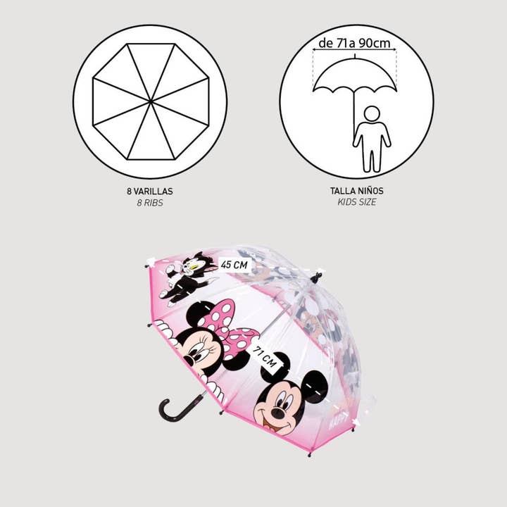 Evidence – wholesale Umbrella – kids – Disney Minnie Mouse Umbrella