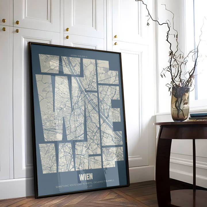 WIE Letra Karte für den Großhandel von The Traveler Art