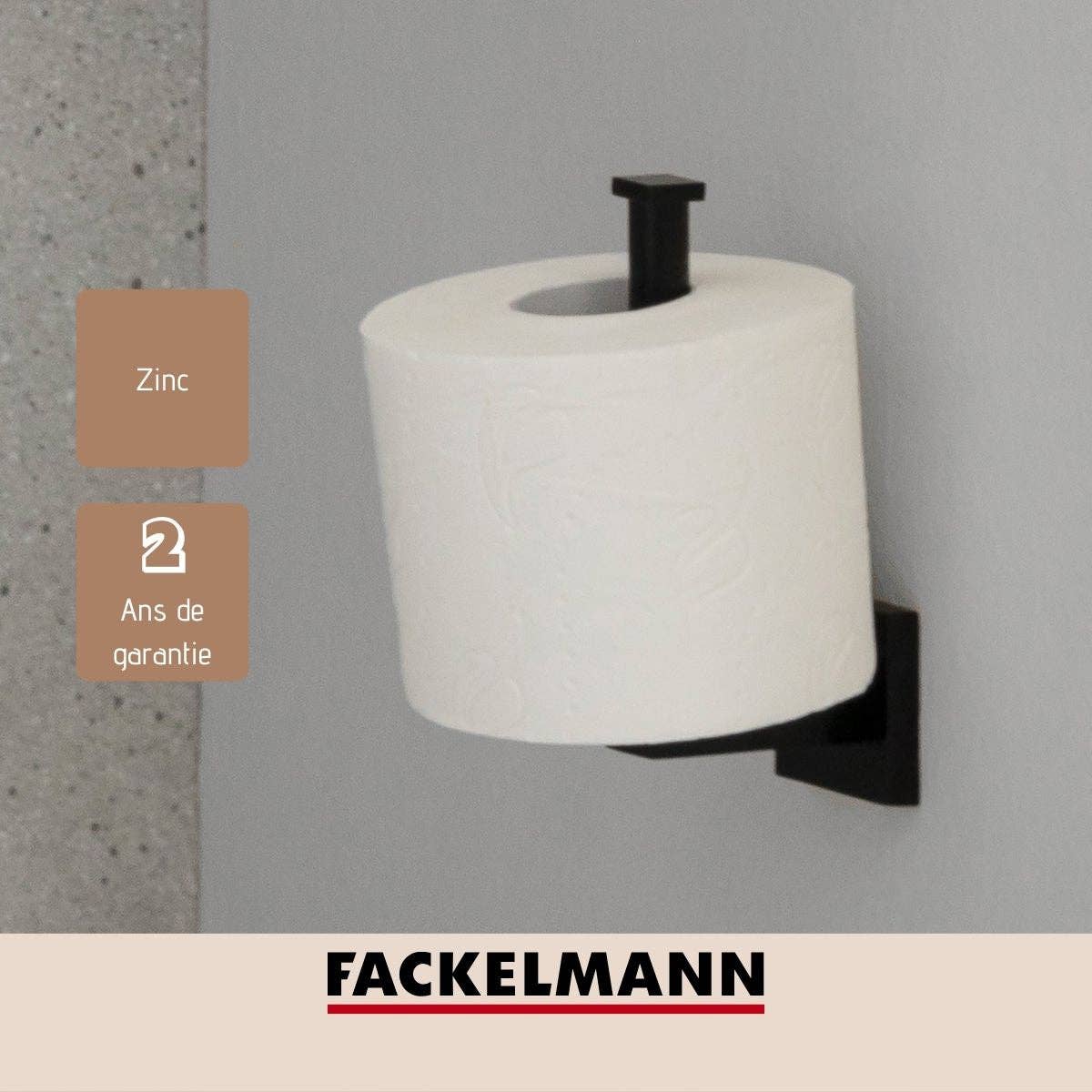 Fackelmann - Wholesale Wc-papierhouder - Fackelmann N mat zwarte verticale wandhouder voor toiletpapier3