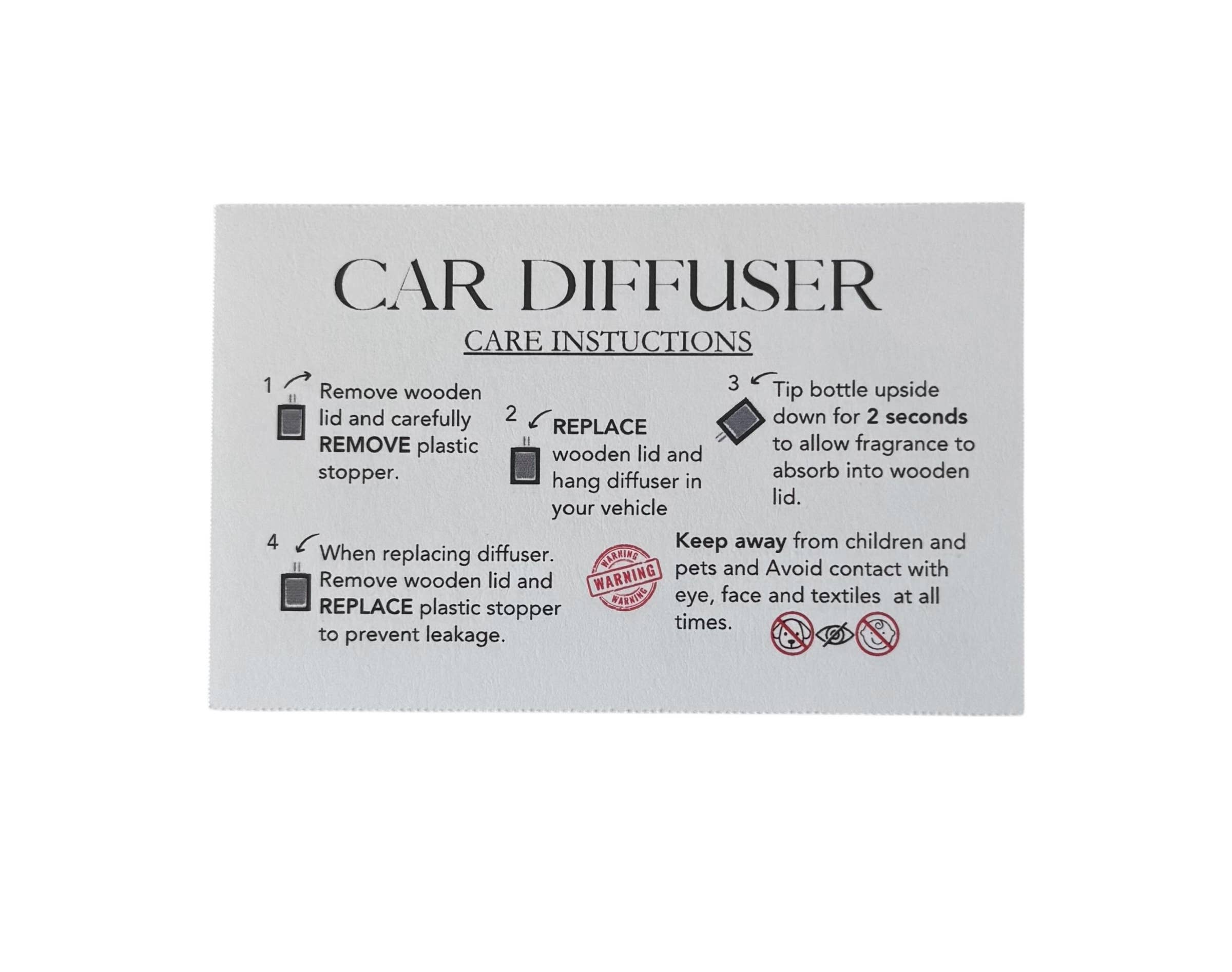 Charmed Harvest - Wholesale Car Freshener - Unisex - Vanilla Orchid -- Glass Bottle Car Freshener 6ml   4