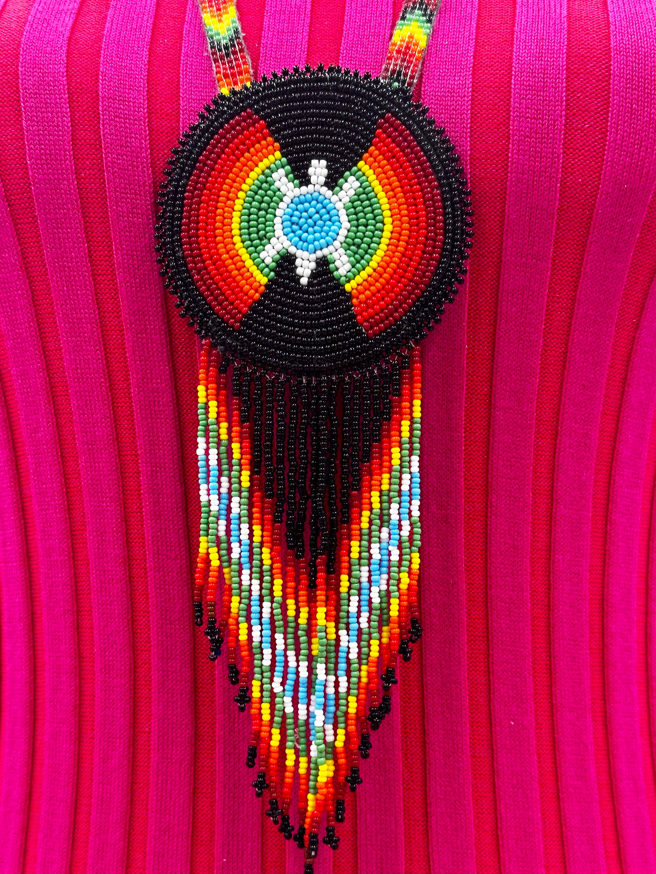 BEADS CORNER - Vente Parures de bijoux - Ensemble de colliers et boucles d'oreilles tortue noire en perles faits à la main6