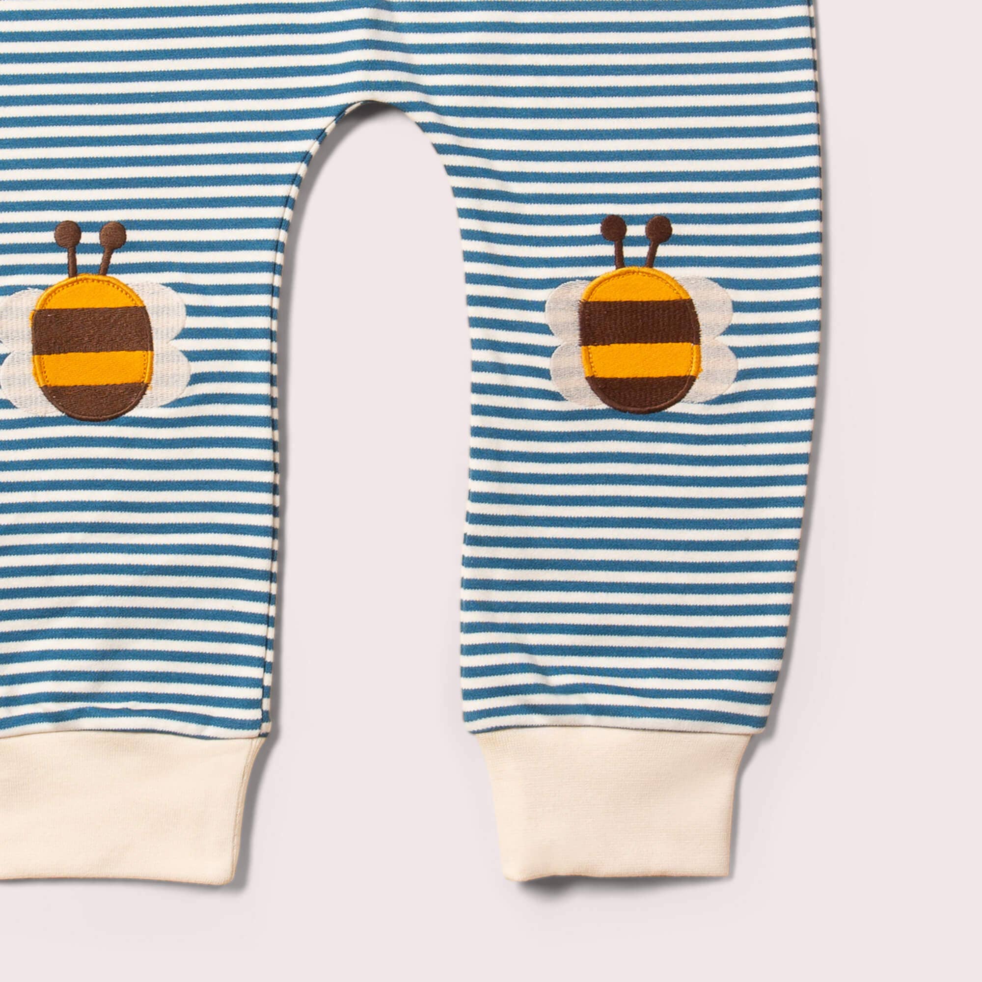 Bees Knees Patch Striped Joggers for wholesale on Faire4