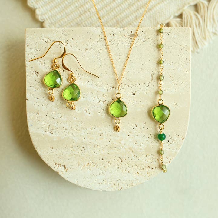 Peridot Quartz Ballet Collection for wholesale by Parken Jewelry