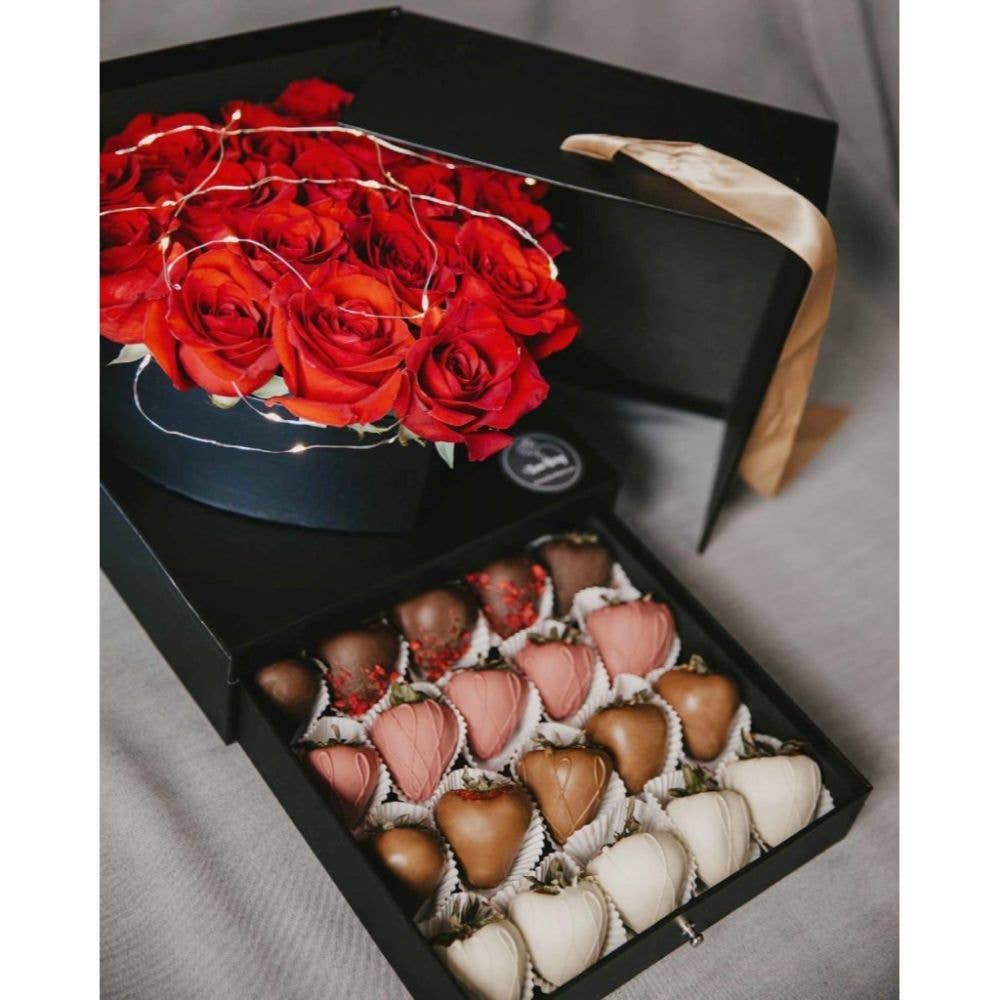 UNIKPACKAGING – Großhandel Geschenkboxen – Große quadratische Überraschungs-Blumenschachtel – mit Plastikeinsatz20