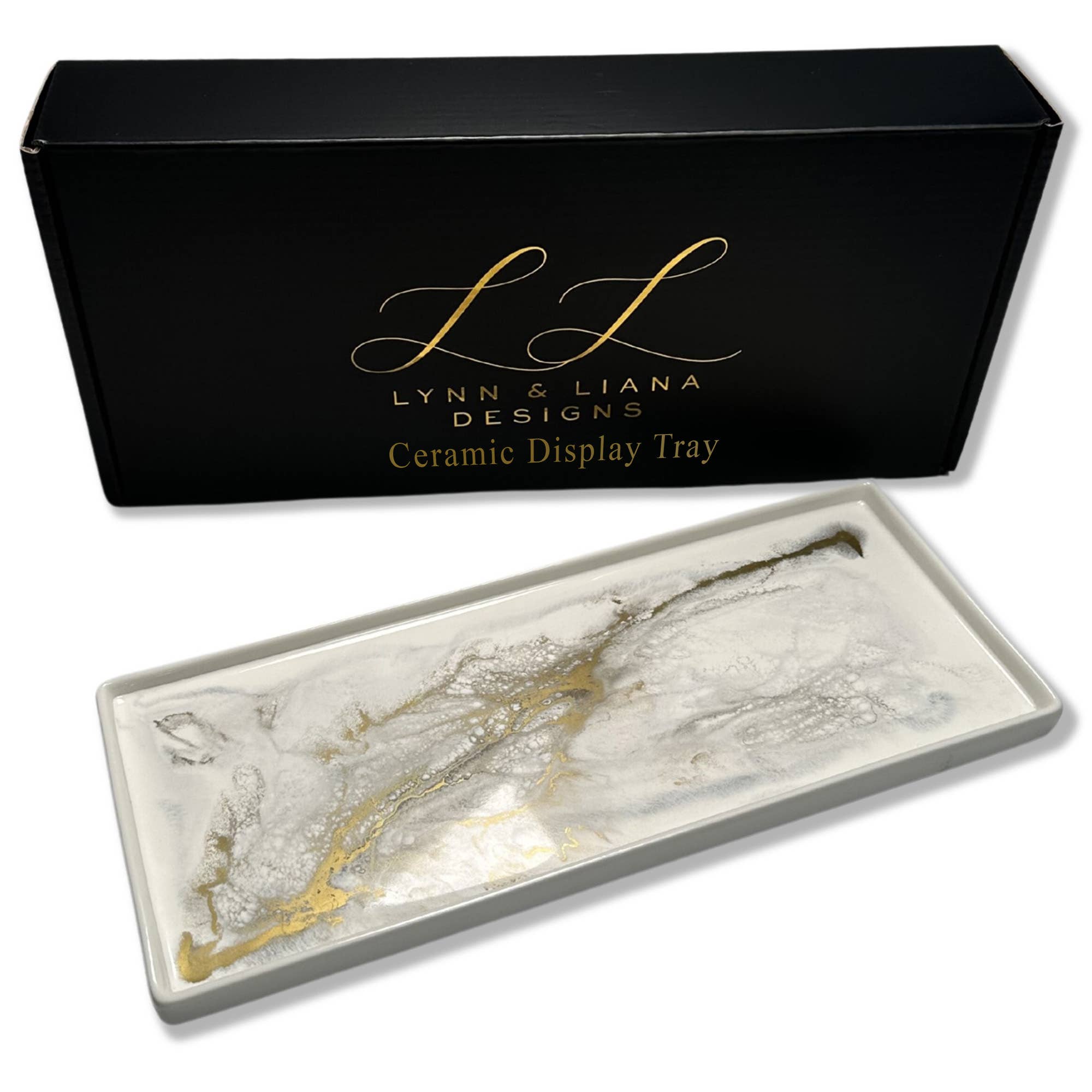Lynn & Liana Designs - Wholesale Decorative Tray - Large Ceramic Resin Trays NO TARIFFS!7