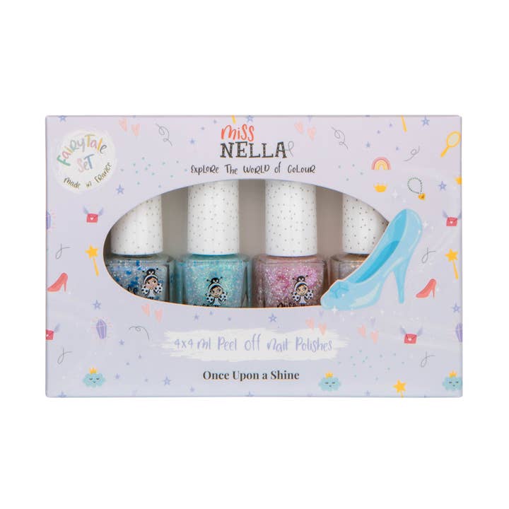 Fairytale Collection Pack of 4 Nail Polishes for wholesale by Miss Nella US
