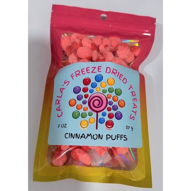 CARLA'S FREEZE DRIED TREATS LLC. - Wholesale Hard Candy - Cinnamon Puffs (Red Hots)1