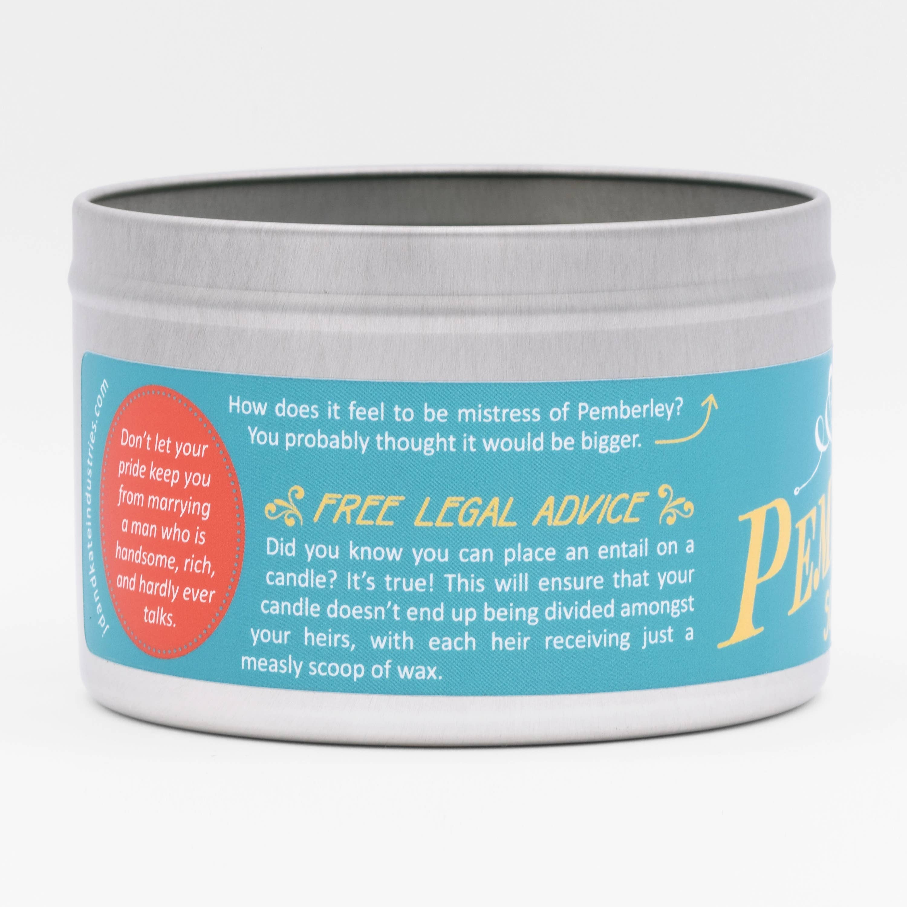 JD and Kate Industries - Wholesale Novelty Candle - Pemberley Scented Candle3