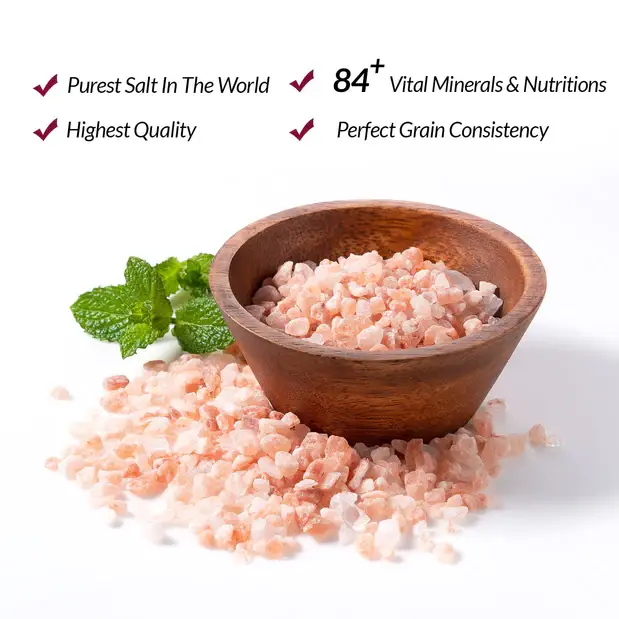 WBM LLC – Sal por atacado – Sal Rosa do Himalaia Chef - Saco de Sal Re-selável | 0,5 lb10